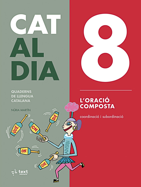 Coberta del Llibre Cat al dia 8. L’oració composta