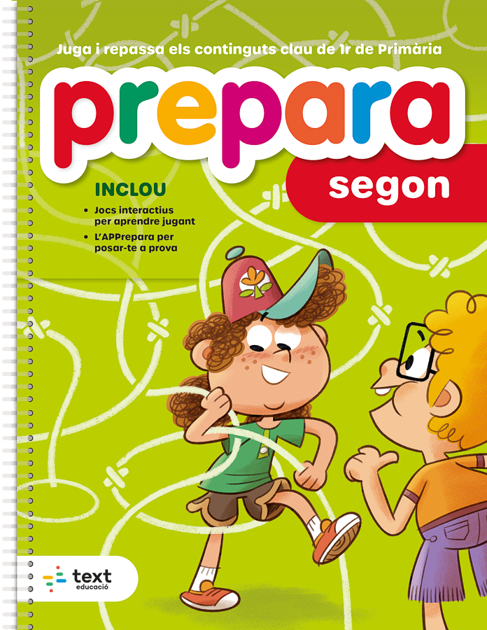 Coberta del Quadern estiu Prepara Segon de primària