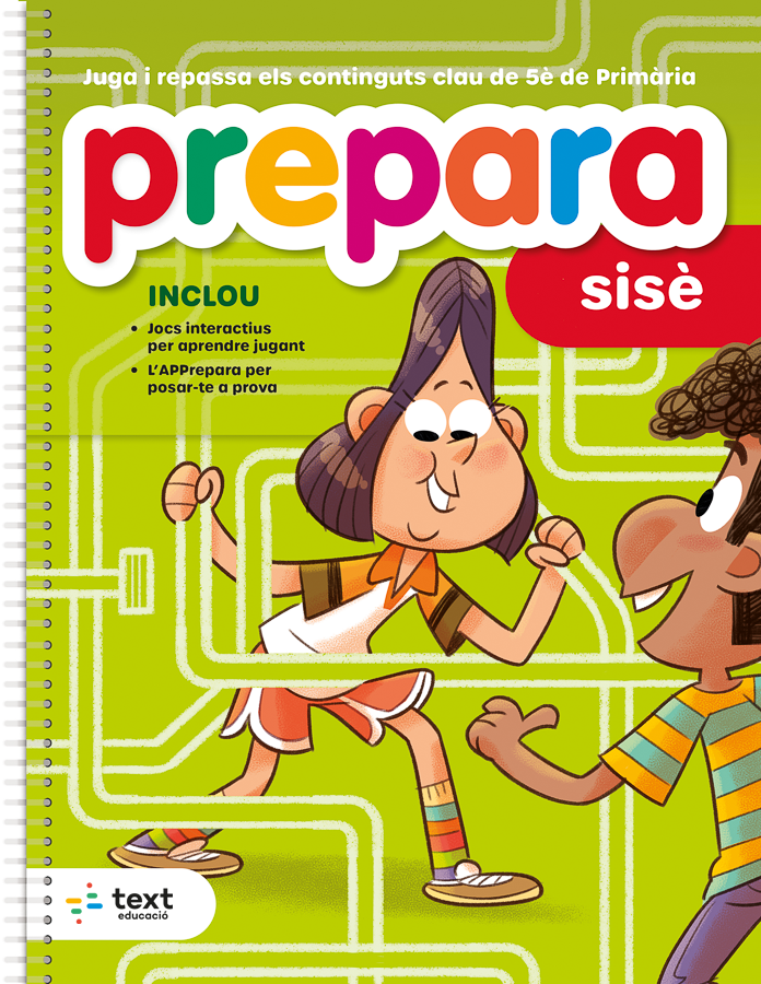 Coberta del Quadern estiu PREPARA sisè de primària