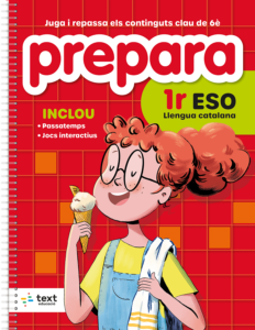 Coberta del Quadern estiu PREPARA primer ESO Llengua catalana