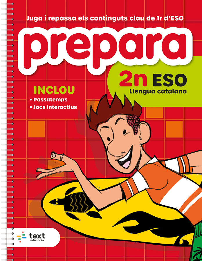 Coberta del Quadern estiu PREPARA segon ESO Llengua catalana