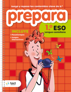 Coberta del Quadern estiu PREPARA primer ESO Lengua castellana