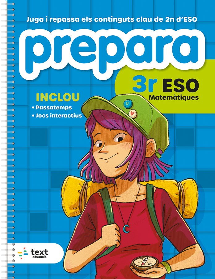Coberta del Quadern estiu PREPARA tercer ESO Matemàtiques